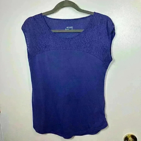 Columbia Sheer Back Workout Shirt - Picture 1 of 4